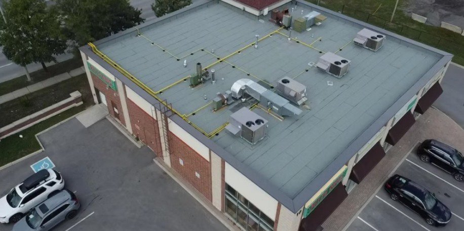 Infrared Drone Inspections, A Smarter Way to Detect Flat Roof Moisture